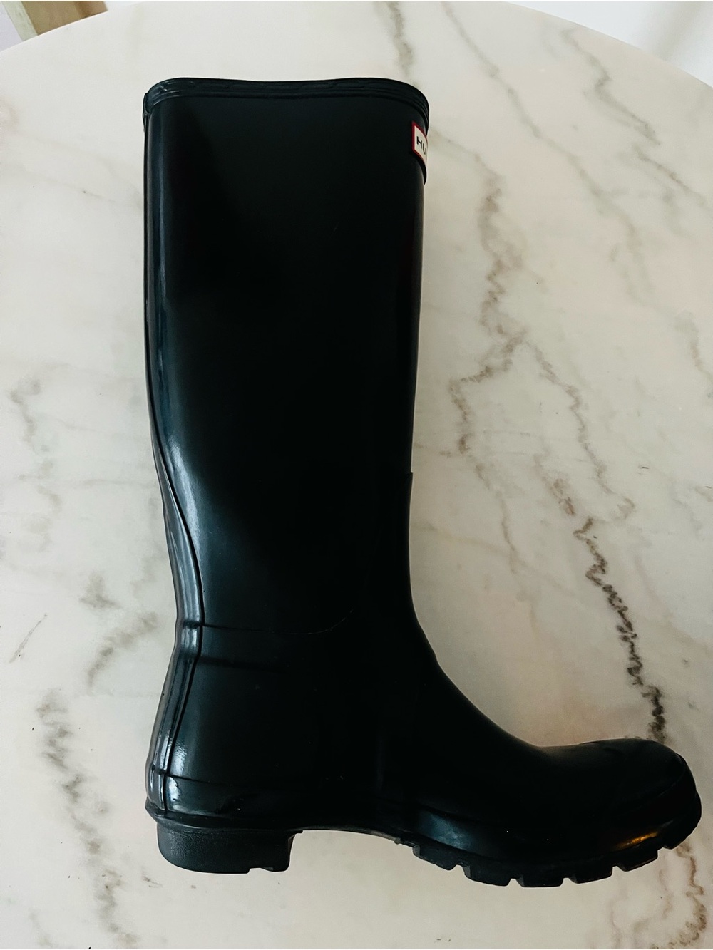 Hunter Original Tall Gloss Rain Boots Black Size UK 5 | EU 38 | US 7 - Picture 5 of 9